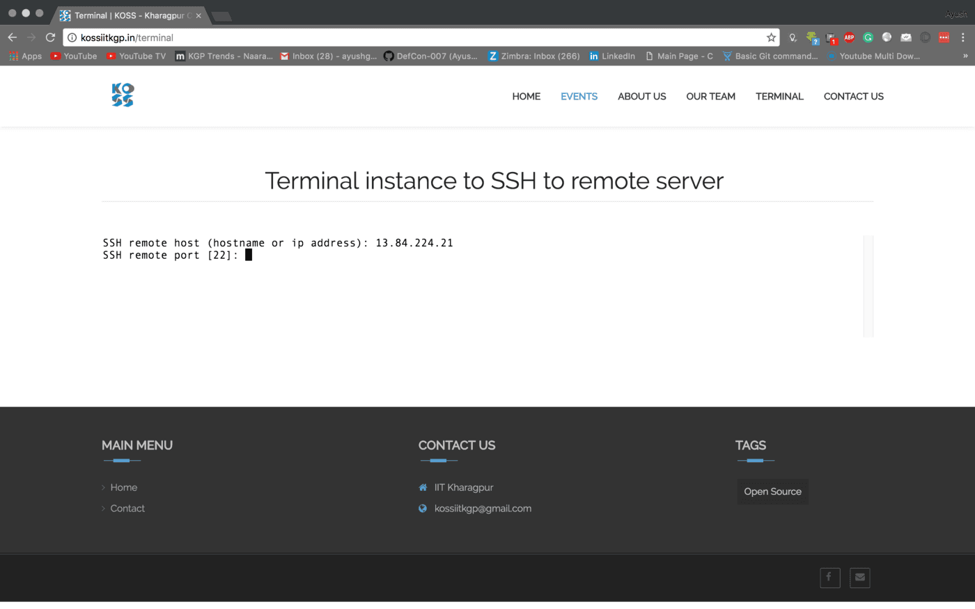 Server Final Setup