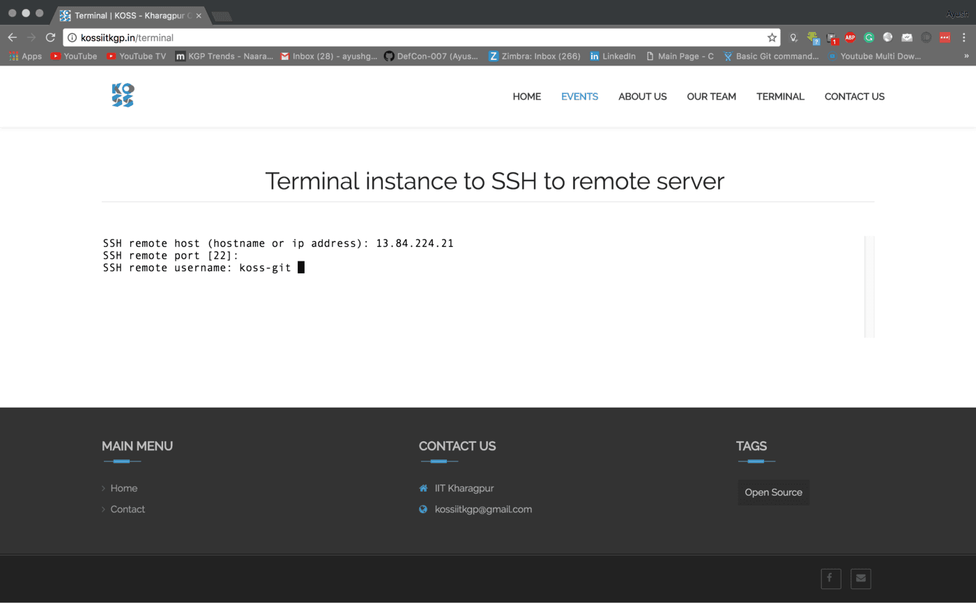 Server Final Setup